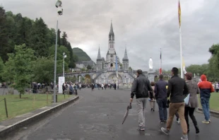 Peregrinos en Santuario de Lourdes. Cru00e9dito: ACI Prensa. 