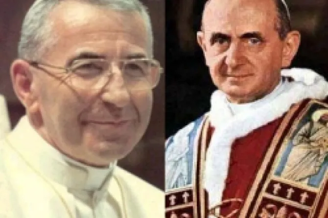 Juan Pablo I y Pablo VI podrían subir a los altares durante Año de la Fe