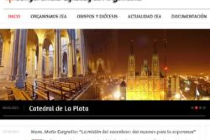 Obispos de Argentina renuevan diseño de su sitio web