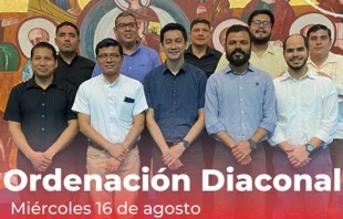 Los 10 seminaristas que seru00e1n ordenados diu00e1conos en Managua. Cru00e9dito: Arquidiu00f3cesis de Managua 