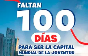 Logo 100 días para la JMJ / Foto: Facebook Jornada Mundial de la Juventud 