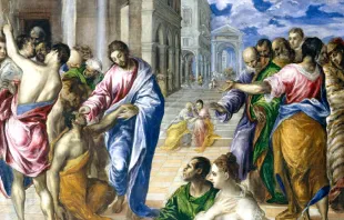 Cristo sanando al ciego - El Greco Crédito: Dominio Público