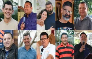 Líderes cristianos excarcelados y desterrados de Nicaragua este jueves 5 de septiembre. Crédito: ADF International / Mountain Gateway Order, Inc.