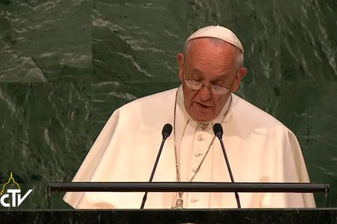 TEXTO Y VIDEO: Discurso del Papa Francisco a la 70 Asamblea General de las Naciones Unidas