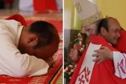 Fieles festejan ordenación de sacerdote en país que sufrió masacre de católicos