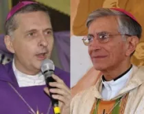 Mons. Ariel Torrado y Mons. Francisco Polti.