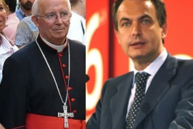 Cardenal Cañizares y Zapatero debatirán sobre humanismo del siglo XXI