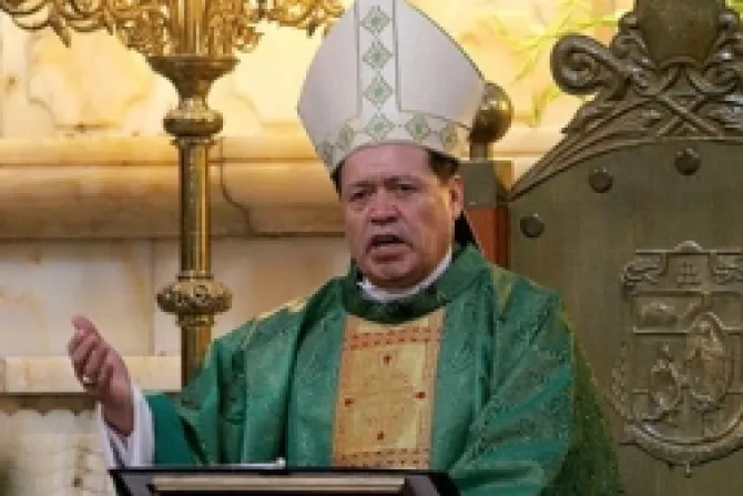 Crisis social de México se origina en alejamiento de Dios, dice Cardenal Rivera