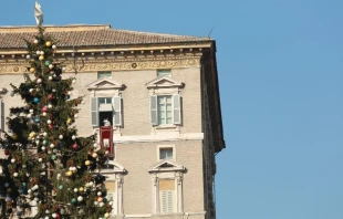 El Papa Francisco reza el u00c1ngelus/Imagen referencial. Cru00e9dito: Daniel Ibu00e1u00f1ez/ACI Prensa 