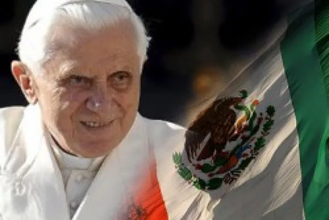 Todo listo para recibir mañana al Papa Benedicto XVI en México
