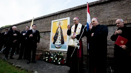 Entronizan mosaico de la Virgen de Caacupé, Patrona de Paraguay, en el Vaticano [VIDEO]