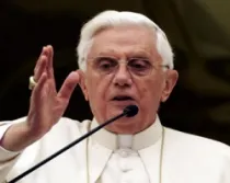 El Papa Benedicto XVI. 