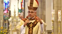 Mons. Gregorio Paixao proclama Año Eucarístico en la Diócesis de Petrópolis. Crédito: Diócesis de Petrópolis.