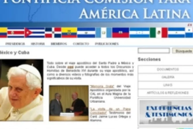 Pontificia Comisión para América Latina inaugura nuevo sitio web