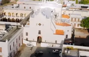 Captura de pantalla de la Iglesia De San José en Puerto Rico. Crédito: Canal de Youtube de Tele Oro (Canal 13). 