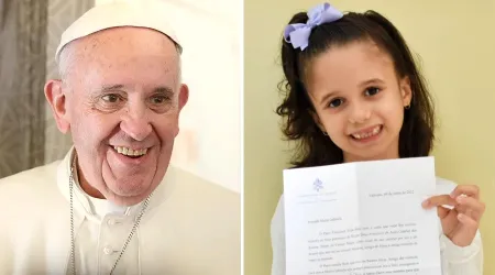 Niña escribe carta al Papa Francisco y recibe conmovedora respuesta