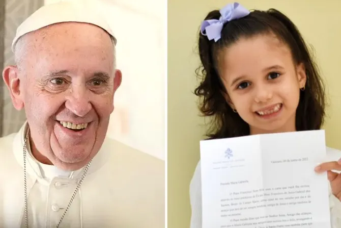Niña escribe carta al Papa Francisco y recibe conmovedora respuesta