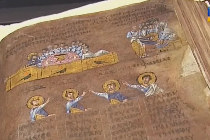 VIDEO: Evangelio sería el libro ilustrado más antiguo del mundo