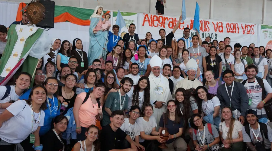 1º Encuentro de Jóvenes de la Región Litoral. Crédito: Obispado Nicolás de los Arroyos.