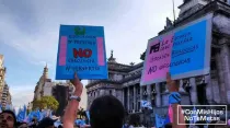 1ra Marcha contra la ideología de género en las escuelas de Argentina / Gentileza: Con Mis Hijos No Te Metas  