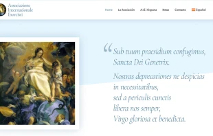 Portada de la nueva sección en español del sitio web de la Asociación Internacional de Exorcistas Crédito: Asociación Internacional de Exorcistas