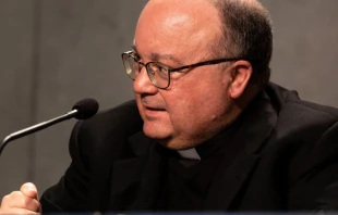 Mons. Charles J. Scicluna. Cru00e9dito: Vatican Media 