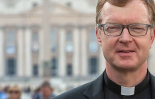 El P. Hans Zollner. Cru00e9dito: Daniel Ibu00e1u00f1ez/ACI Prensa 