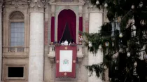 Bendición del Papa Francisco en la Navidad 2021 Crédito: Daniel Ibáñez/ACI Prensa