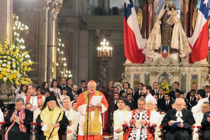 Superemos el laicismo agresivo, exhorta Cardenal chileno en Te Deum por fiestas patrias