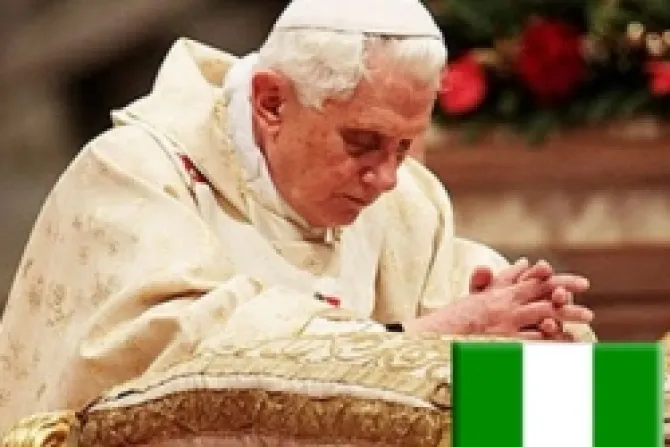 Benedicto XVI llama a la paz y reconciliación en Nigeria