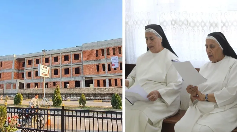 Nuevo colegio secundaria y religiosas dominicas en Qaraqosh (Irak). Crédito: ACN.