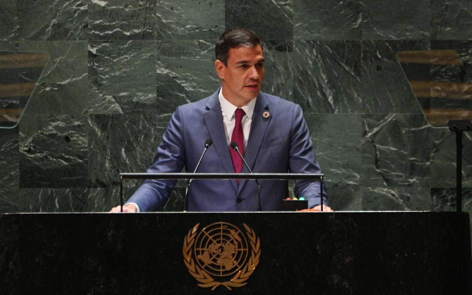 El presidente del Gobierno de España, Pedro Sánchez, en el plenario de la ONU.?w=200&h=150
