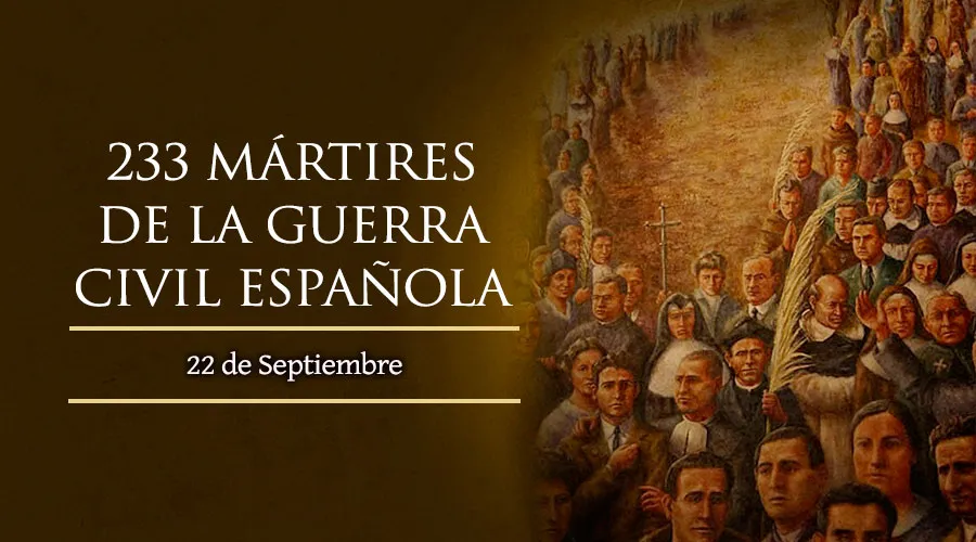Hoy se conmemora a los 233 mártires de la guerra civil española