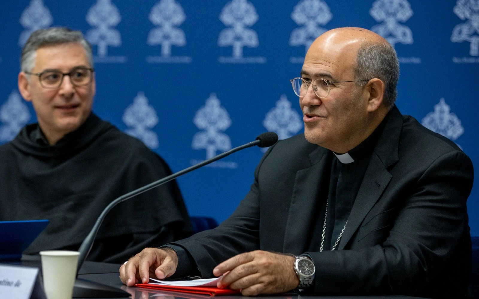 El Cardenal Tolentino de Mendonça durante la rueda de prensa de esta mañana?w=200&h=150