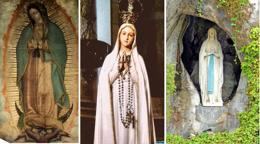¿Qué tienen en común estas tres famosas apariciones de la Virgen María?