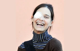 La madre italiana Chiara Corbella, semanas antes de morir. Crédito: Cristian Gennari.