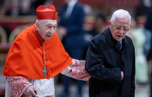 Cardenal Angelo Acerbi Crédito: Daniel Ibáñez / EWTN News.