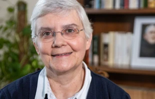 La Hermana Idília Maria Moreira G. Carneiro es Superiora General de las Hermanas Hospitalarias desde mayo del 2024 Crédito: Daniel Ibañez/ EWTN News