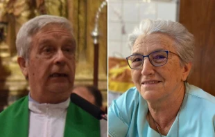 El sacerdote Eloy Bueno y la misionera Julia Aguiar, premios OMP España 2025. Crédito: OMP.