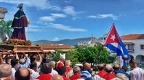 Procesión de Santiago Apóstol en Santiago de Cuba del 25 de julio de 2022. Crédito: Facebook del Arzobispado de Santiago de Cuba.