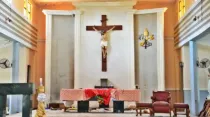 Iglesia San Francisco Xavier tras el ataque en la Misa de Pentecostés del 5 de junio, en Nigeria. Crédito: Ayuda a la Iglesia Necesitada.