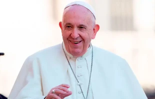 Papa Francisco. Cru00e9dito: Daniel Ibu00e1u00f1ez / ACI Prensa 