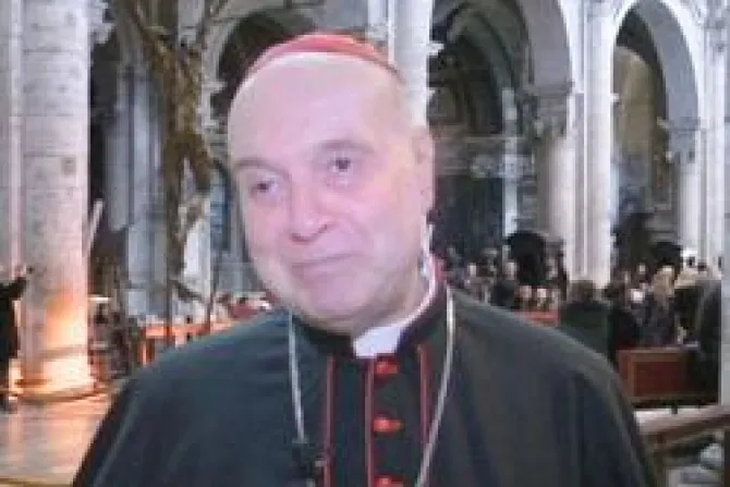 Cardenal italiano recuerda importancia del pesebre y comparte oración navideña