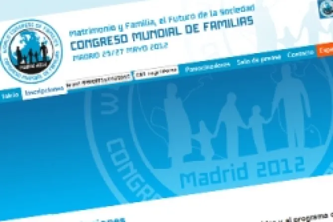 Anuncian congreso en Madrid como preparación a Encuentro Mundial de Familias