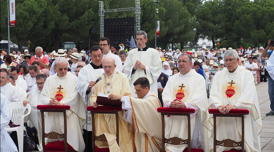 Momento de la renovación de la Consagración de España al Sagrado Corazón de Jesús. Crédito: Diócesis Getafe. ?w=200&h=150