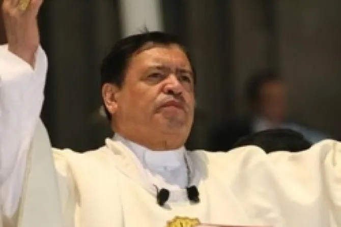 Cardenal Rivera: Jesús necesita vocaciones para ser luz en las tinieblas