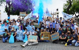 Plantu00f3n durante la caravana provida del 29 de enero de 2022, en Guayaquil, Ecuador. Cru00e9dito: Arquidiu00f3cesis de Guayaquil. 