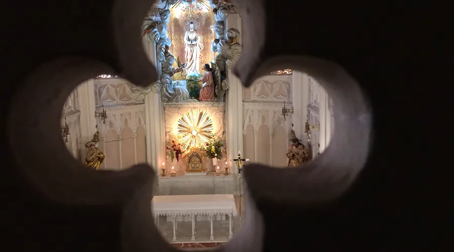 Capilla "Cachito de Cielo" de las Misioneras del Santísimo Sacramento y María Inmaculada en Madrid (España). Crédito: ACI Prensa.