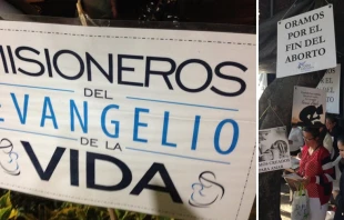 Imu00e1genes de 40 Du00edas por la Vida en Mu00e9xico (izquierda) y Colombia (derecha). Fotos: Cortesu00eda. 