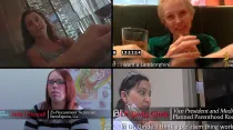 Capturas de los cuatro primeros videos revelados sobre el tráfico de órganos en Planned Parenthood